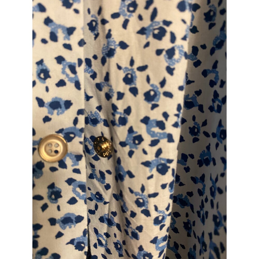 SpringTime Duster/Night wear  Blue Floral Size Small - Picture 4 of 7